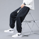 Pantalones de Sudadera de Pana a Cuadros