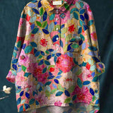 Blusa Clásica con Estampado Floral Laura™