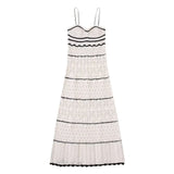 Vestido Paloma™ Blanco Elegante de Punto