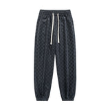 Pantalones de Sudadera de Pana a Cuadros