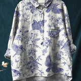 Blusa Clásica con Estampado Floral Laura™