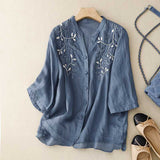 Blusa Bordada Laurienne™ con Botones