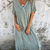 Vestido Naia™ de Cuello en V