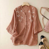Blusa Bordada Laurienne™ con Botones