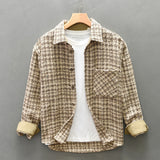 Chaqueta de Tweed Houndstooth de Bouclé