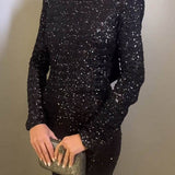 Vestido Largo de Lentejuelas Amaranta™