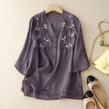 Blusa Bordada Laurienne™ con Botones