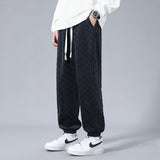 Pantalones de Sudadera de Pana a Cuadros
