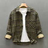 Chaqueta de Tweed Houndstooth de Bouclé