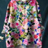 Blusa Clásica con Estampado Floral Laura™