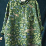 Blusa Clásica con Estampado Floral Laura™