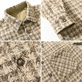 Chaqueta de Tweed Houndstooth de Bouclé