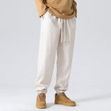 Pantalones de Sudadera de Pana a Cuadros