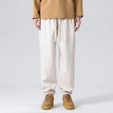 Pantalones de Sudadera de Pana a Cuadros