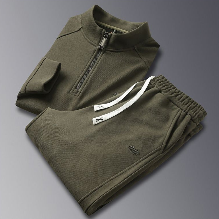 Conjunto de Sudadera con Media Cremallera Hudson