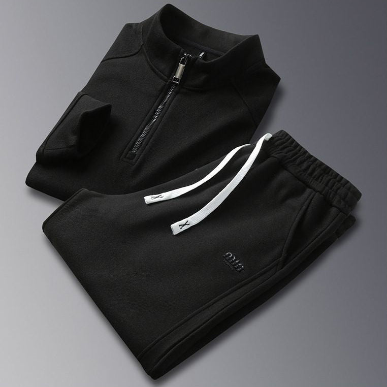 Conjunto de Sudadera con Media Cremallera Hudson