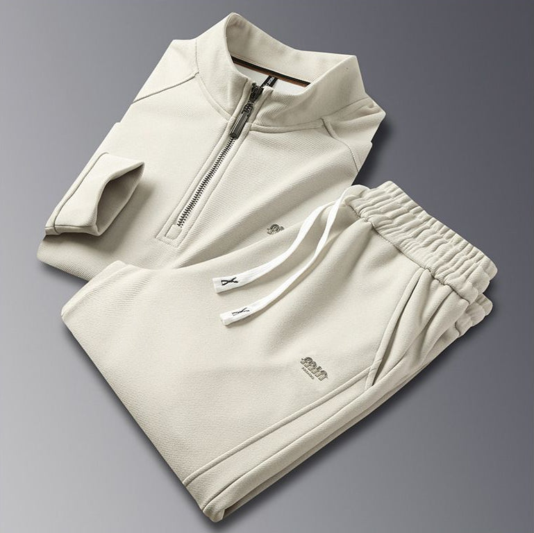 Conjunto de Sudadera con Media Cremallera Hudson