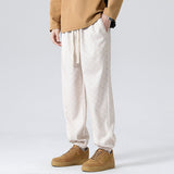 Joggers de Pana a Cuadros Andre