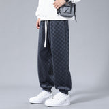Pantalones de Sudadera de Pana a Cuadros
