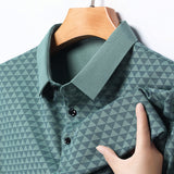 Camisa Polo de Seda Fría Premium Ridge