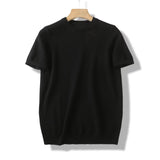 Camiseta de Punto Oversized Estilo Universitario