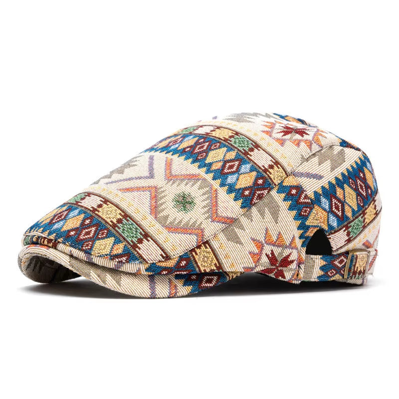 Gorra Plana Jacquard Azteca