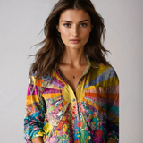 Blusa Radiante de Girasoles Tineke