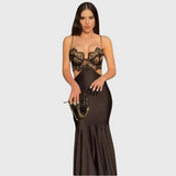 Vestido de Noche Sirena Encaje
