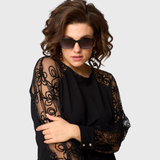 Vestido de Encaje Negro Lauren