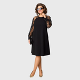 Vestido de Encaje Negro Lauren