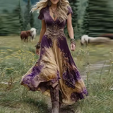 Vestido Floral Fluido Celestine