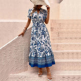 Vestido Largo de Verano con Estampado Floral Mary™