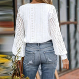 Blusa Blanca Elegante de Verano Demi™