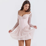 Vestido Corto Gilda™ Rosa