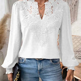 Blusa Elegante Clementine con Escote en V