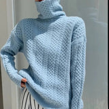 Jersey de Cachemira de Cuello Alto
