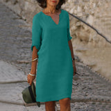 Vestido Timeless Silvia con cuello en V