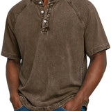 Camisa Vintage Felipe con Botones para Hombre