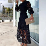 Vestido de Encaje Romántico Charlize para Mujer