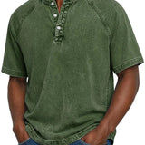 Camisa Vintage Felipe con Botones para Hombre