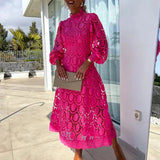 Vestido de Encaje Romántico Charlize para Mujer