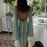 Vestido Largo Espalda Descubierta Alba™