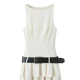 Vestido Corto Cristy™ con Cinturón