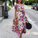 Vestido de Mujer Anna con Estampado Floral Primavera/Verano