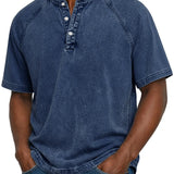 Camisa Vintage Felipe con Botones para Hombre
