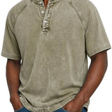 Camisa Vintage Felipe con Botones para Hombre