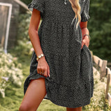 Vestido Casual de Manga Corta Jolie™