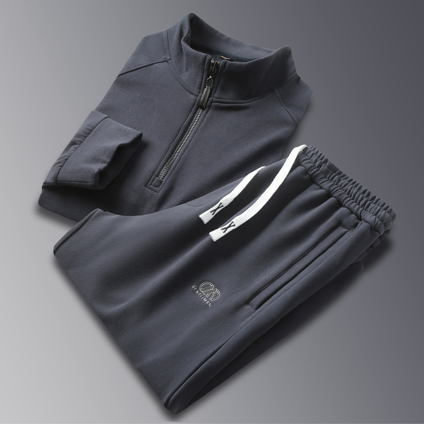 Conjunto de Sudadera con Media Cremallera Nova