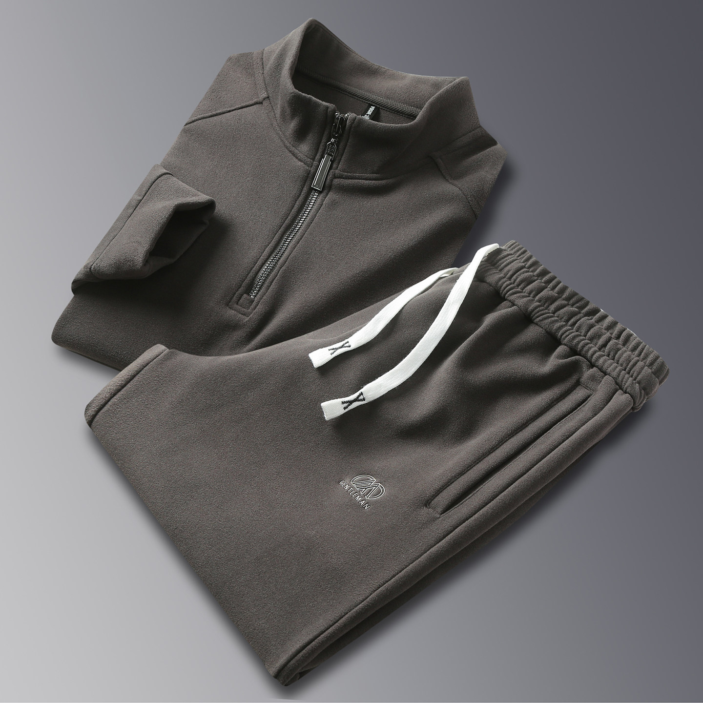 Conjunto de Sudadera con Media Cremallera Nova