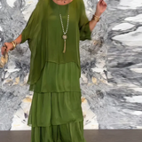 Vestido Maxi Fluido Elegante Lara